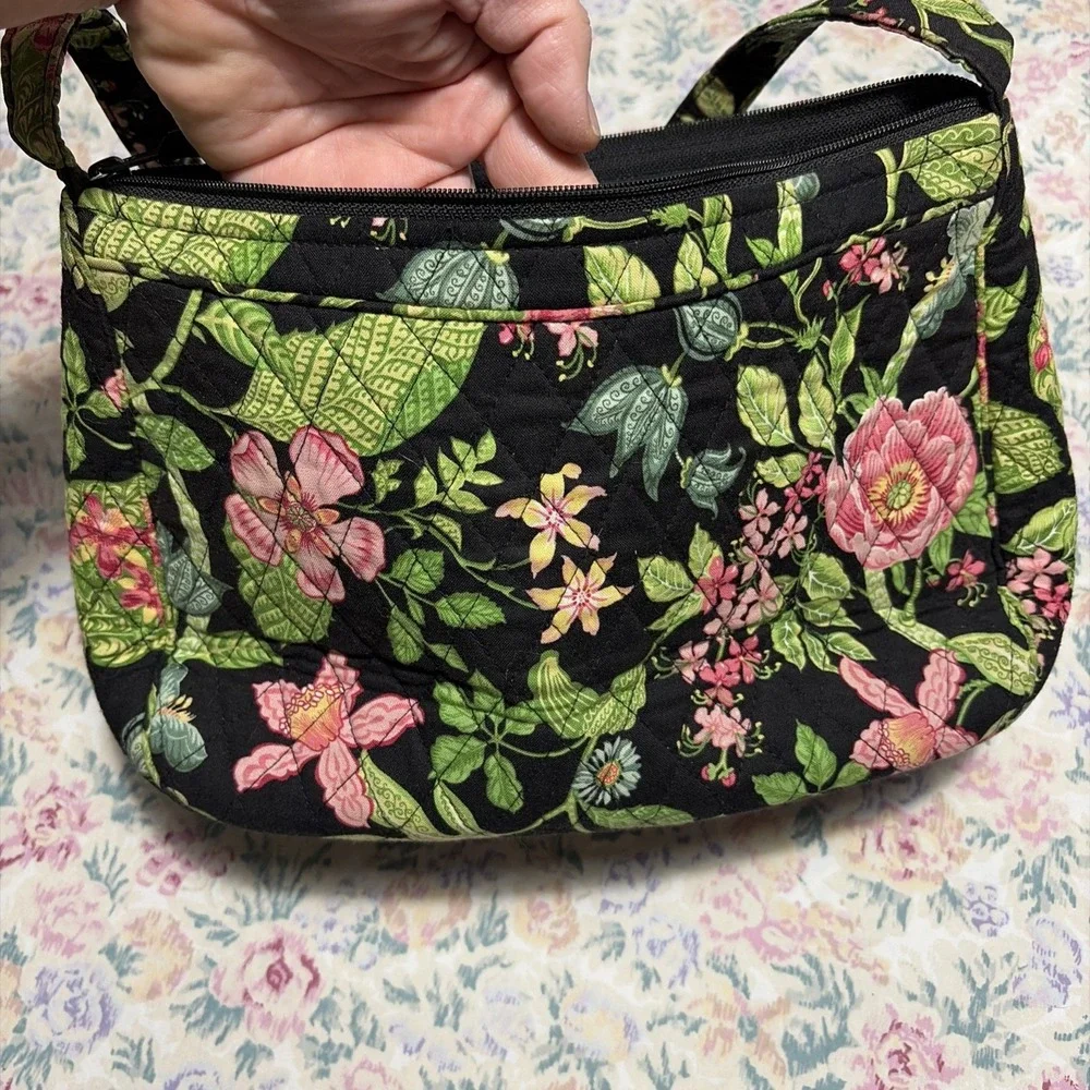 NWT Vera Bradley Botanica Large Duffel Bag & Lola Handbag 2 Pc Vintage Set 2007